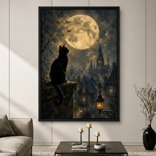 主图1-黑猫月夜城堡