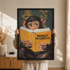 Monkey Business Oil Painting Canvas Art
