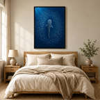 Whale Shark Ocean Spiral Canvas Art