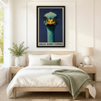 Hello Sweet Cheeks Ostrich Funny Vintage Canvas Print w6081
