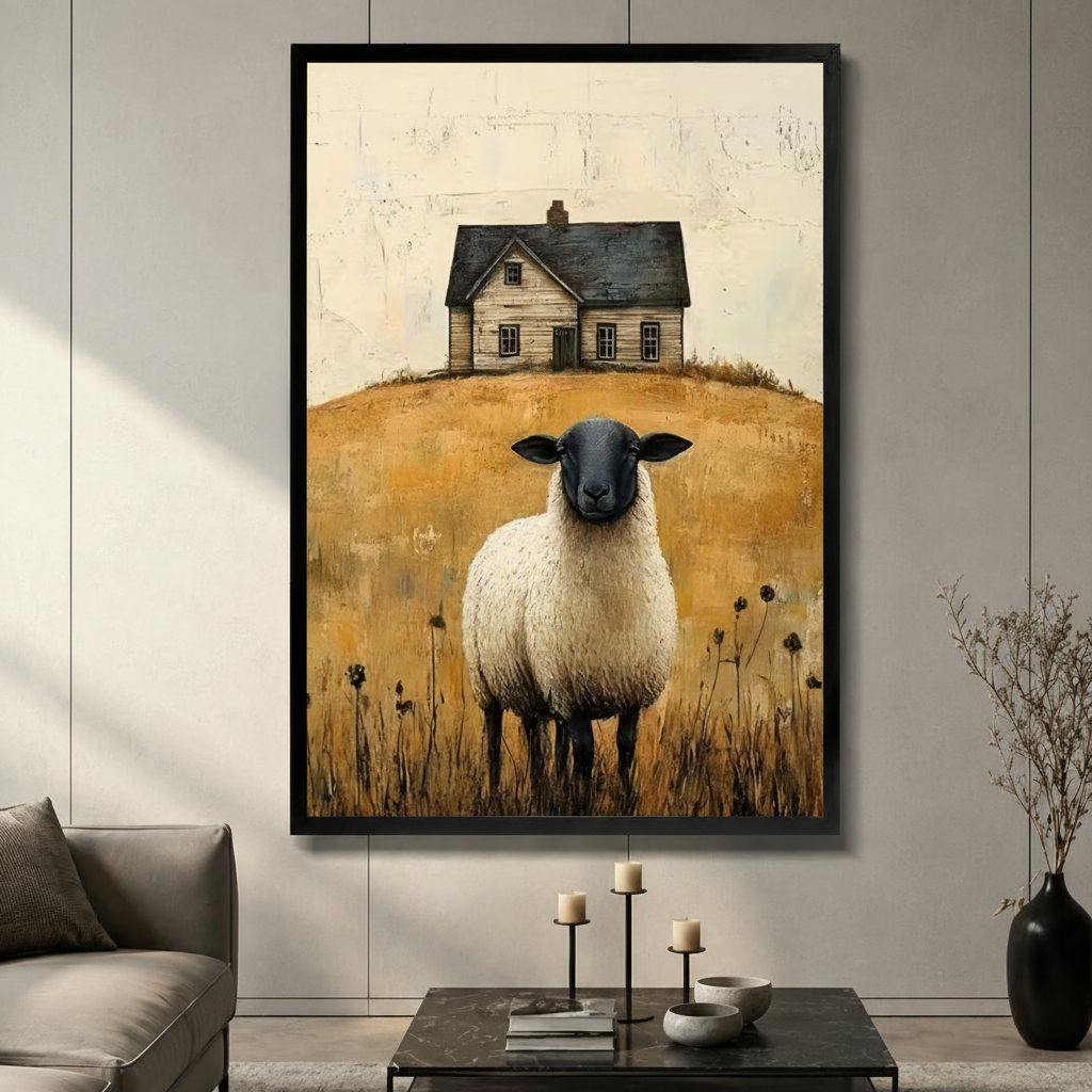 主图2 - Black-faced Sheep Living Room