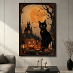 主图2 - Halloween Cat in Living Room Scene