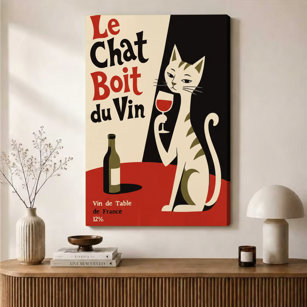 模板2 - Le Chat Boit du Vin