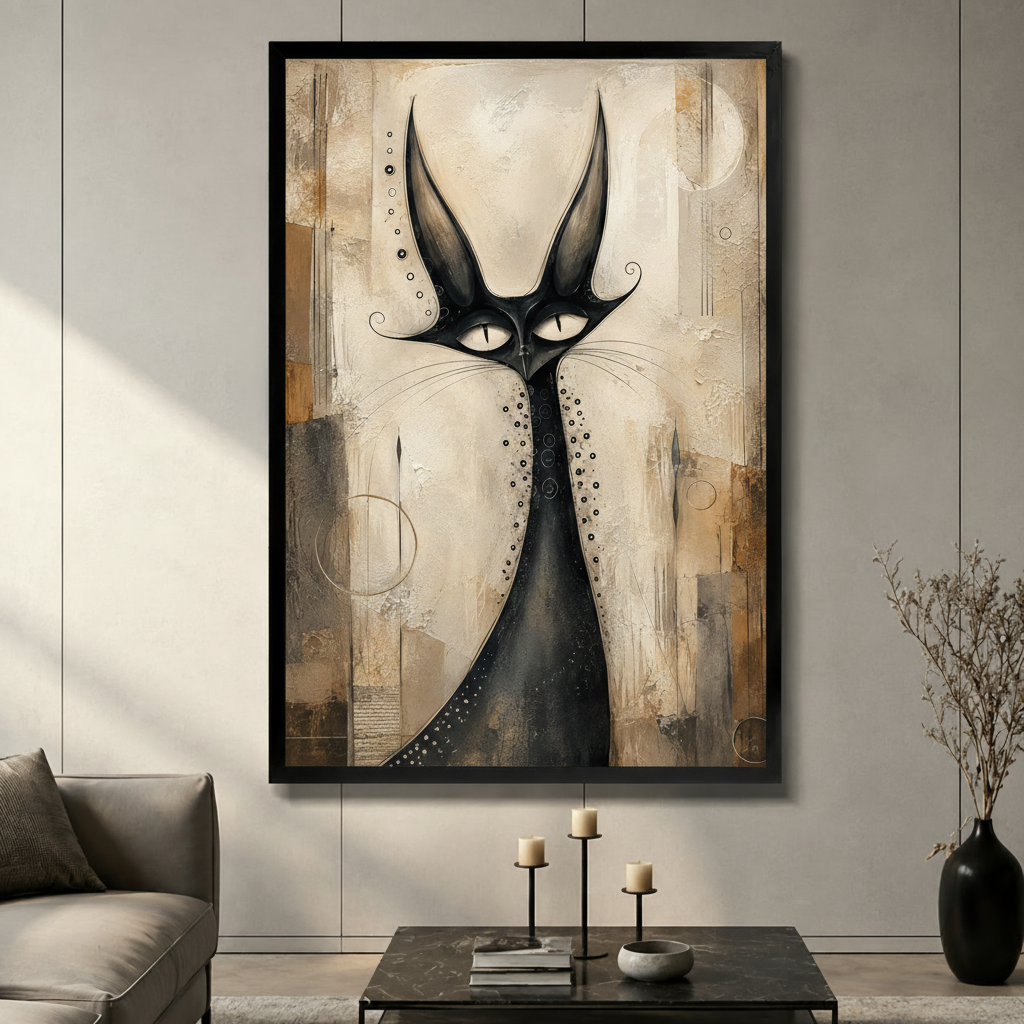 主图2 - Mystic Cat Living Room
