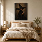 Gothic Witch Portrait Canvas Wall Art