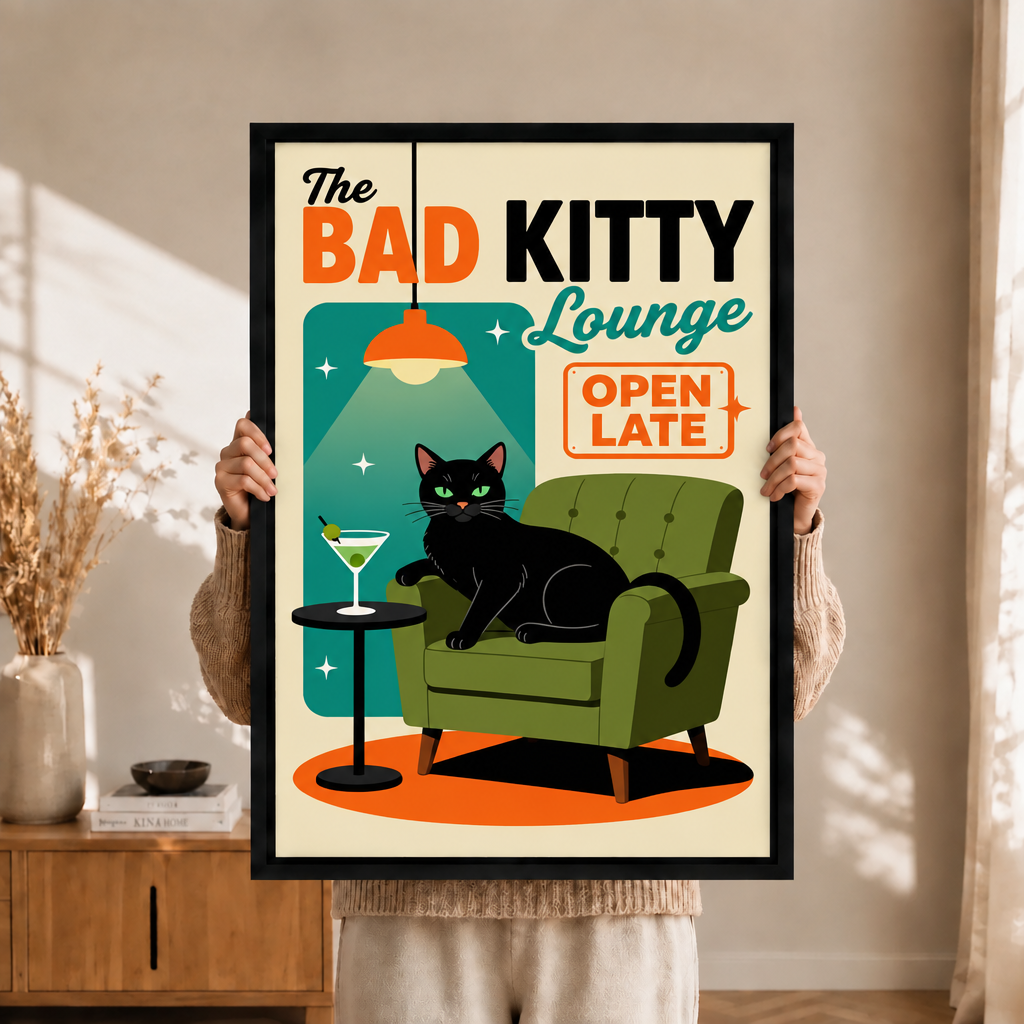 模板3 - Bad Kitty Lounge复古版