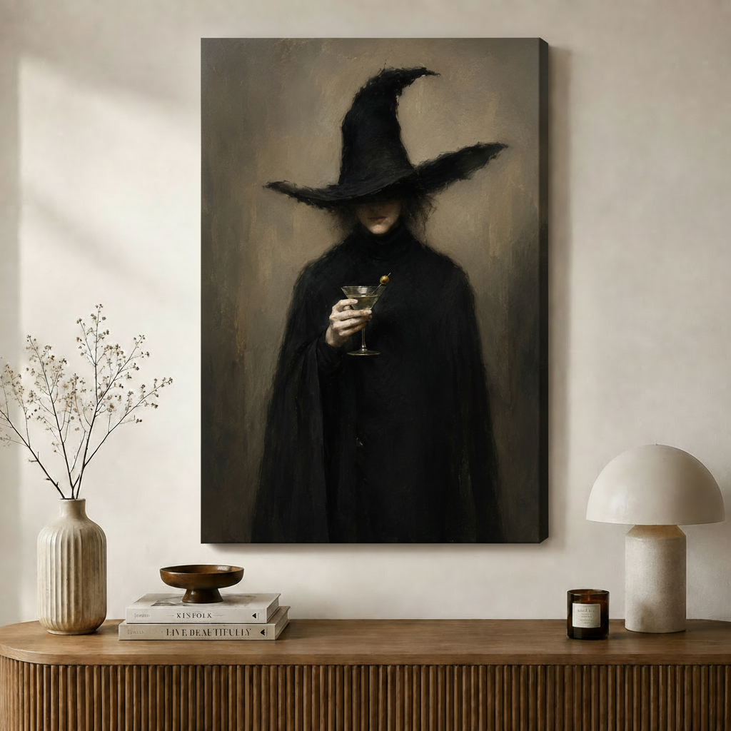 主图3 - Dark Witch Martini Canvas