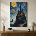 主图3 - Gothic Castle Stretched Canvas Redo