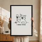 模板3 - I Need Wine猫