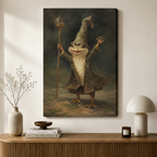 Wizard Frog Canvas Wall Art