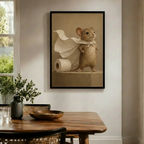 Superhero Mouse Toilet Paper Cape Canvas