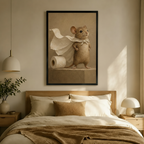 Superhero Mouse Toilet Paper Cape Canvas