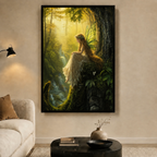 Forest Fairy Enchanted Woodland Fantasy Canvas Art