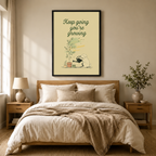 Inspirational Dog Keep Growing Canvas Wall Art
