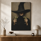 Dark Gothic Witch Wall Art